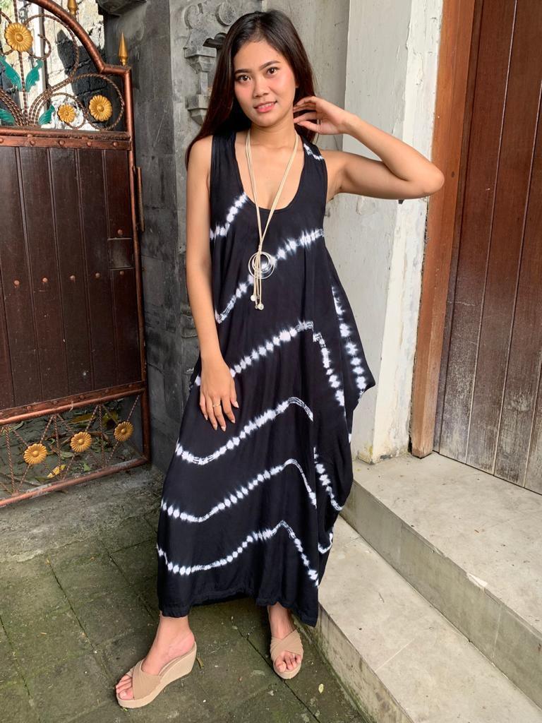 Long Black Boho Dress | sun dress | Lemongrass Bali Boutique