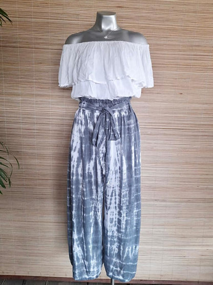 PANT ELSA New Tie Dye Grey - Lemongrass Bali Boutique