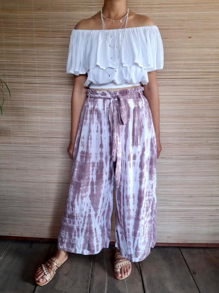 PANT ELSA New Tie Dye Grey - Lemongrass Bali Boutique