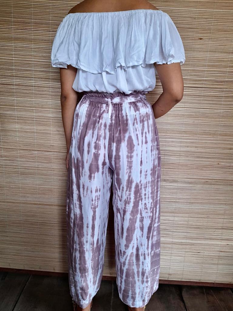 PANT ELSA New Tie Dye Grey - Lemongrass Bali Boutique